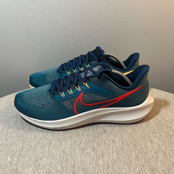 Nike Air Zoom Pegasus 39 Spruce Crimson Running Men's Shoe Size 11 DH4071-302 - Picture 5 of 10